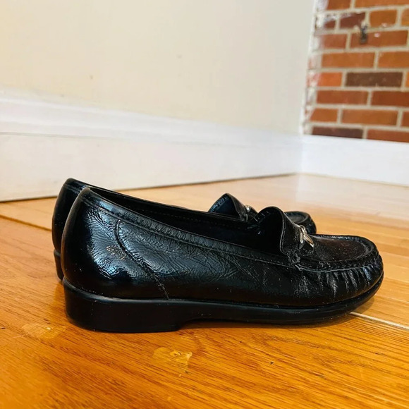 SAS Metro Horsebit Loafers Shoes Women's Size 7 Black Patent Leather - Picture 6 of 16